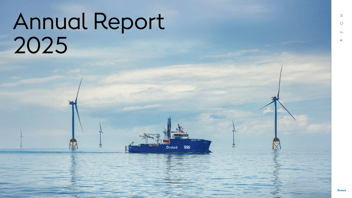 Orsted Annual Report 2025 cover image
