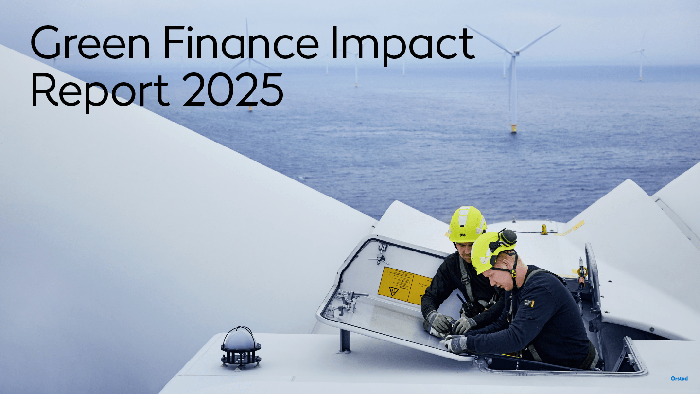Orsted Green Finance Impact Report 2025 cover image