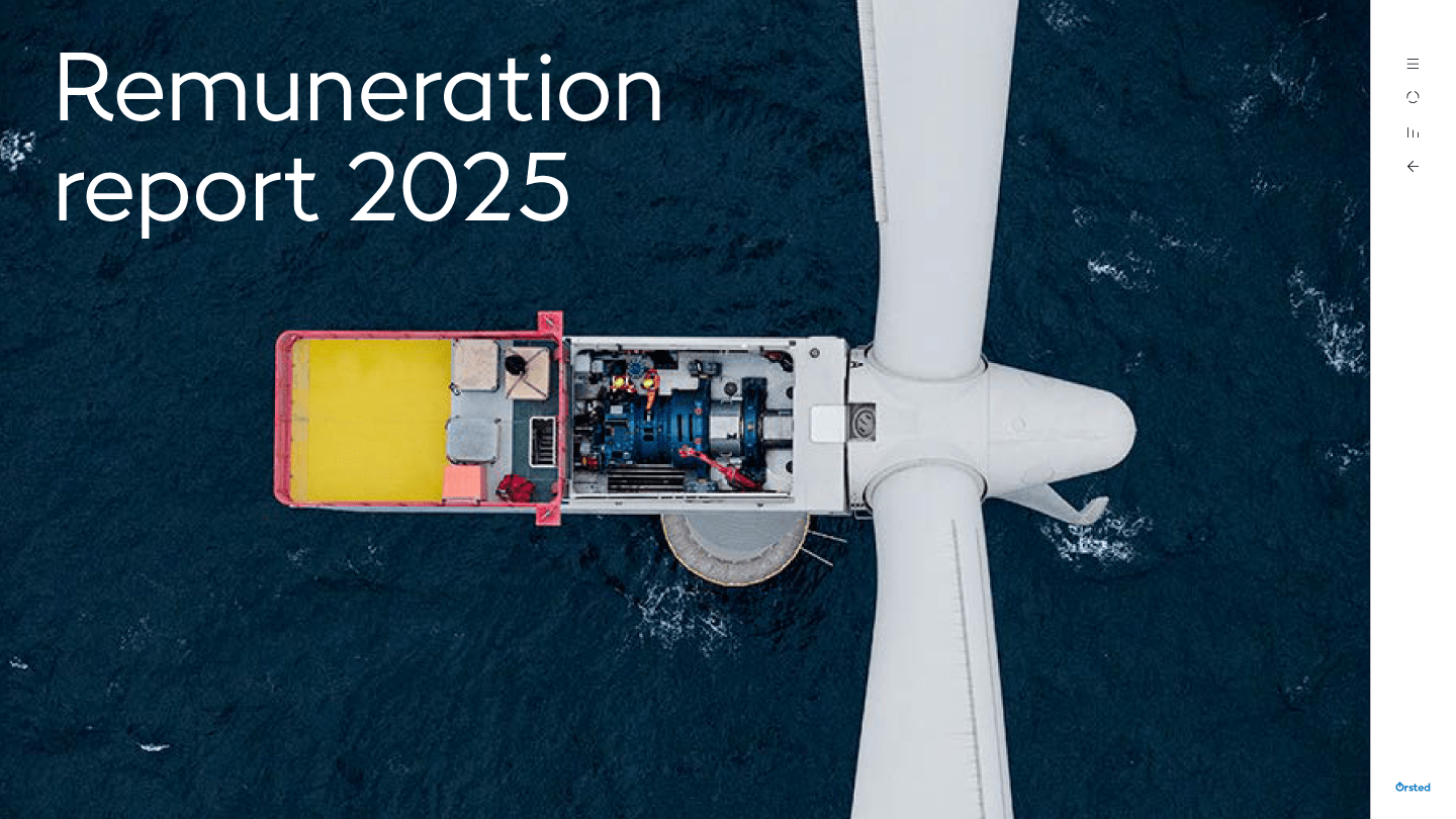 Orsted Remuneration Report 2025 cover image