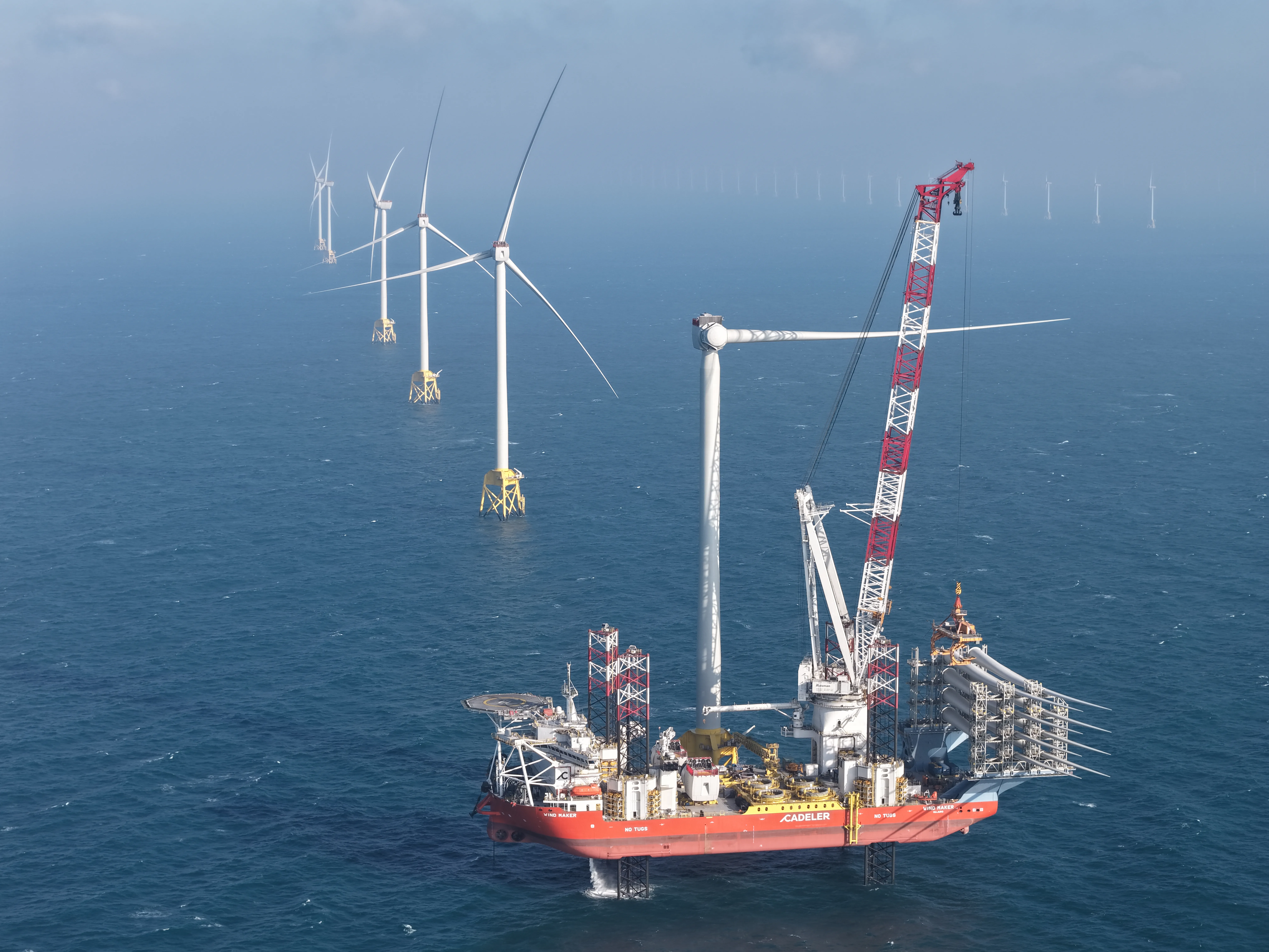 All wind turbines installed at Ørsted’s 920 MW Greater Changhua 2b and 4 offshore wind farms in Taiwan