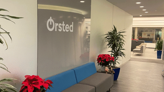 Ørsteds logo pryder nu kontoret i Chicago
