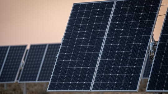 Foto fra Ørsteds Permian Solar Center.