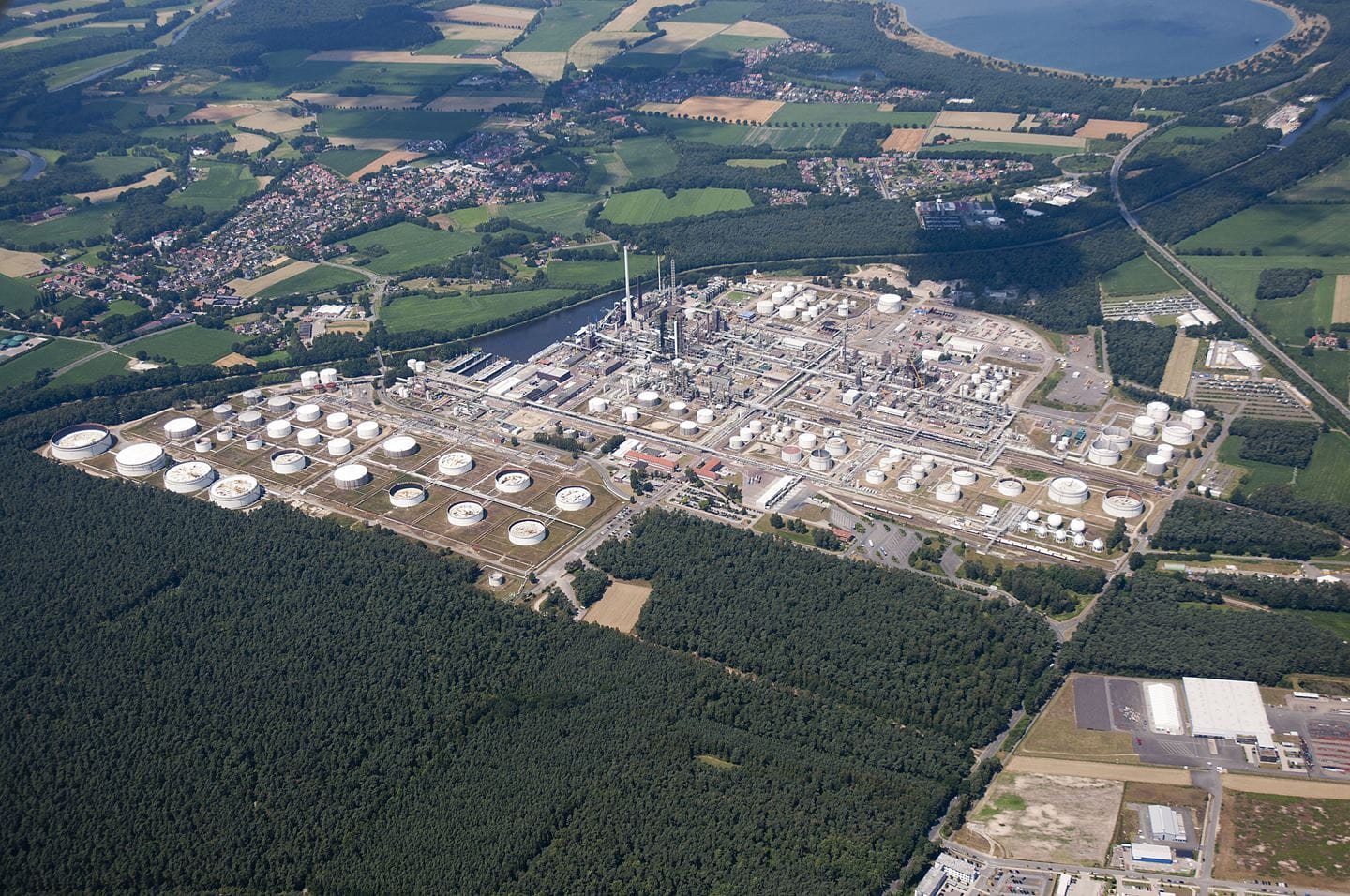 bp's raffinaderi i Lingen, Tyskland