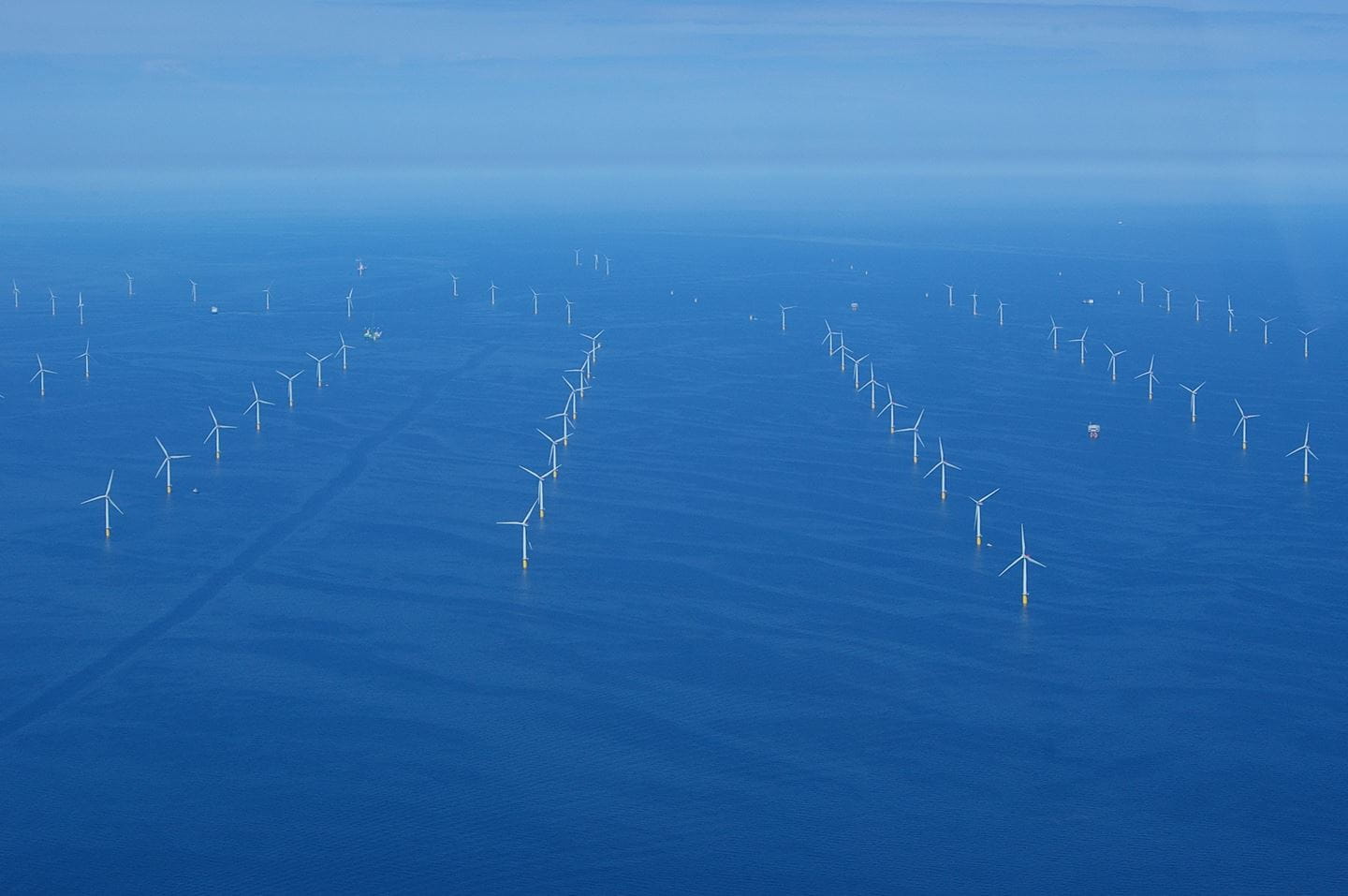 Illustrative photo from an existing Ørsted offshore wind farm in the UK.