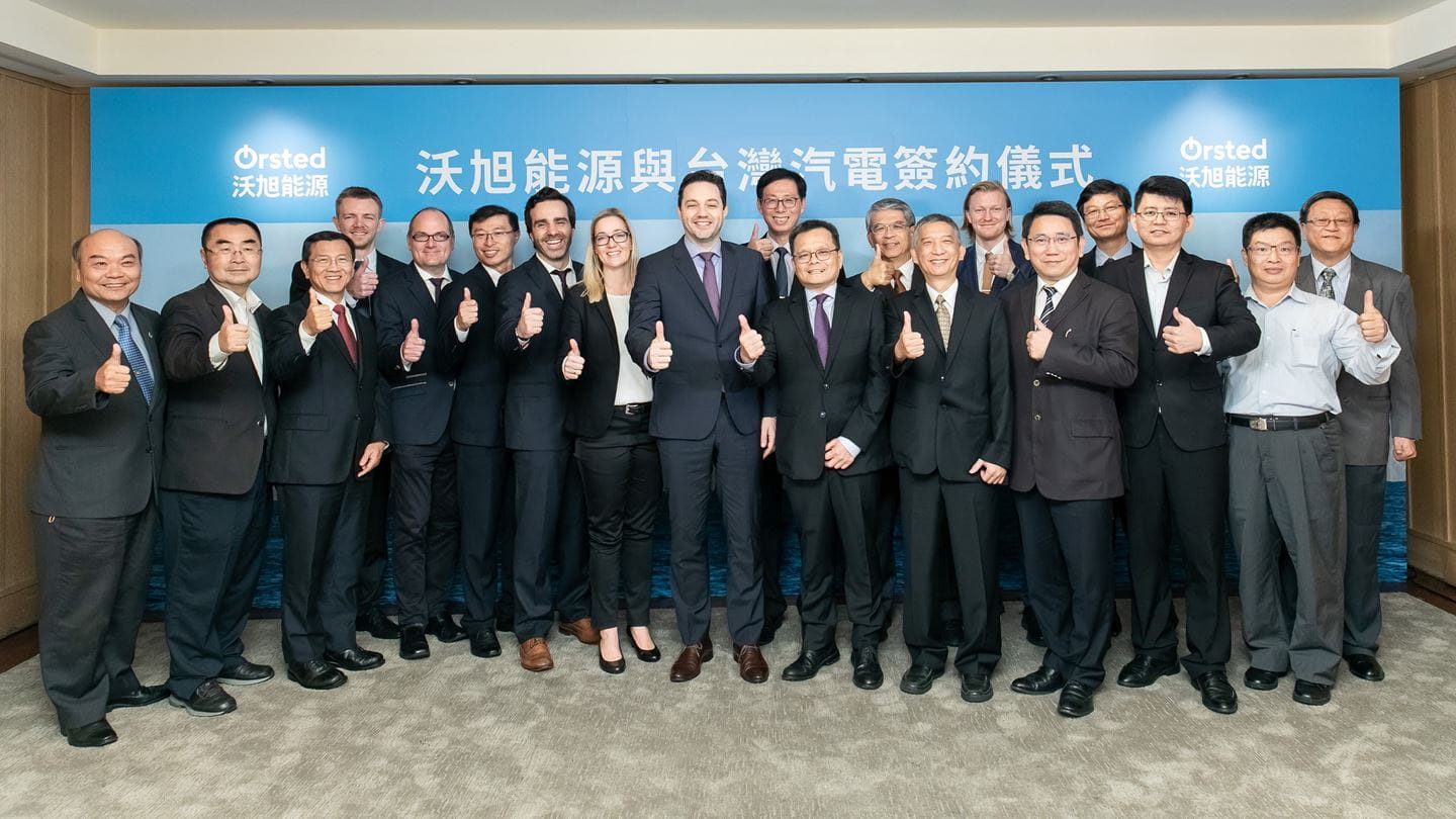 沃旭能源與台灣汽電共生公司陸上變電站統包合約將為下游供應鏈創造數十億商機,創造800至1,000個工作機會