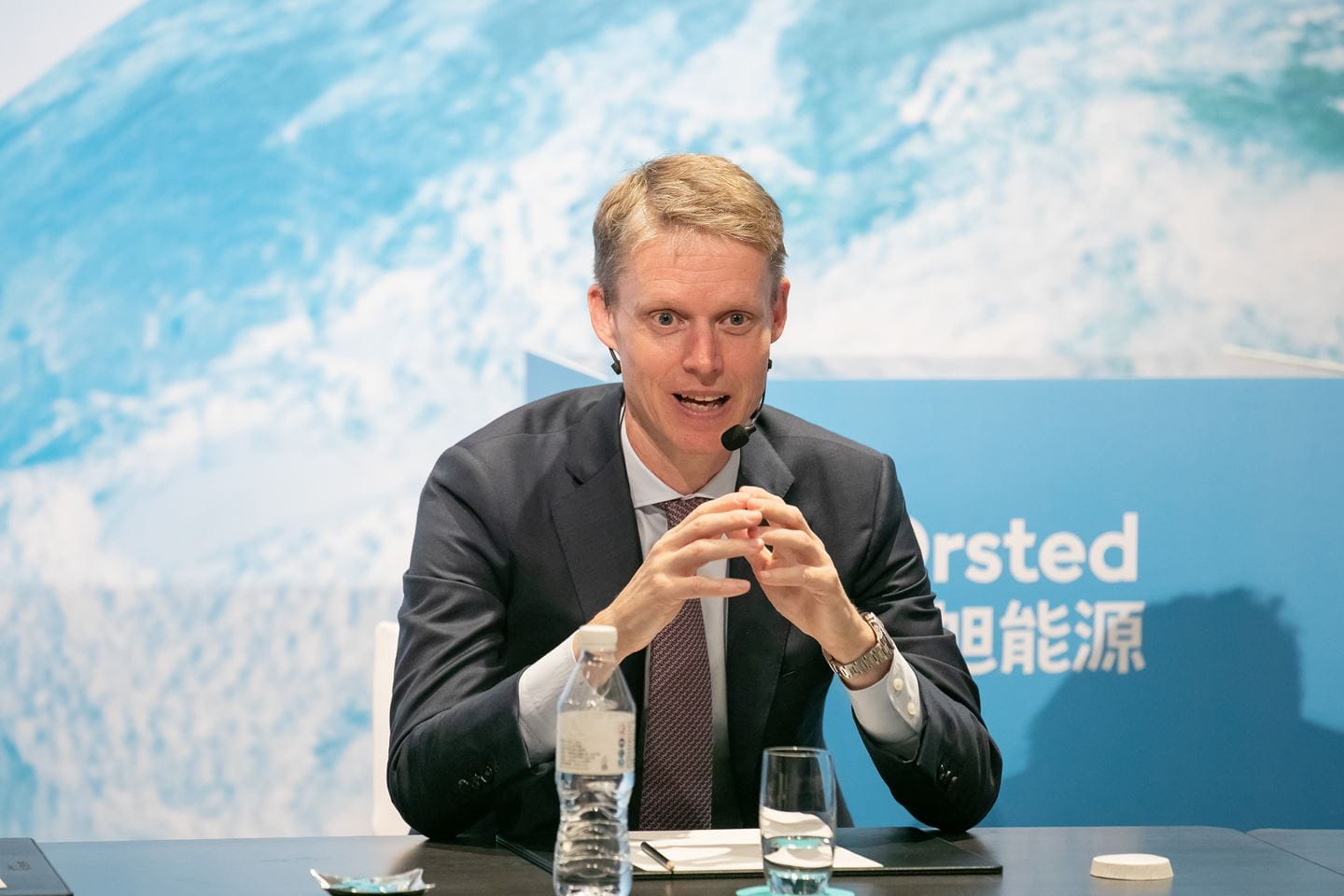 沃旭全球執行長亨利保森首度訪台,承諾與在地夥伴實現綠能轉型,深耕台灣。