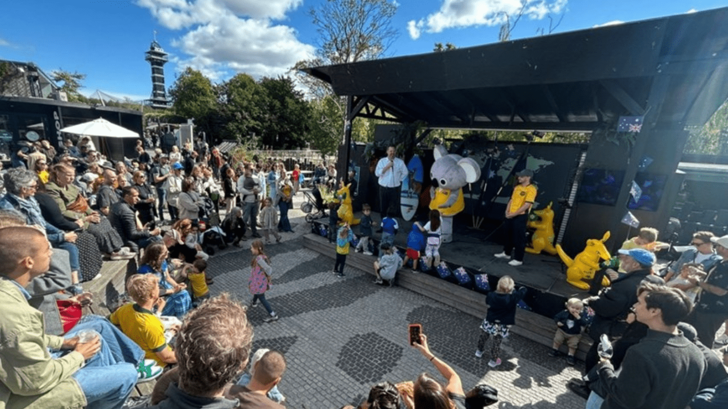 Celebrations at Mary’s Australian Garden in Copenhagen Zoo (image from the Australian Embassy in Denmark)