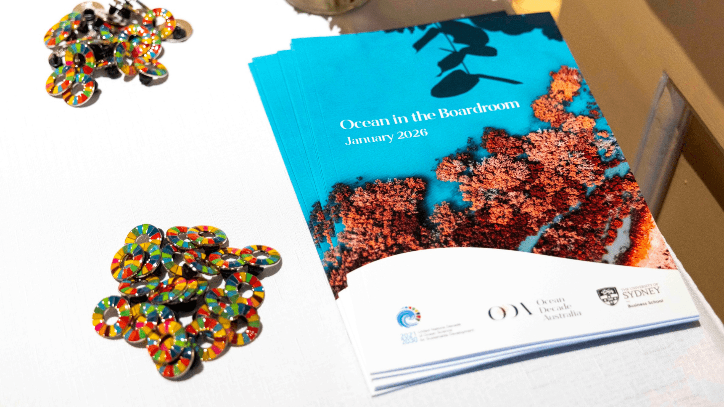 Ocean Decade Australia’s report, Ocean in the Boardroom