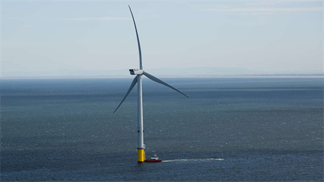 One of DONG Energy's turbines in the UK.
