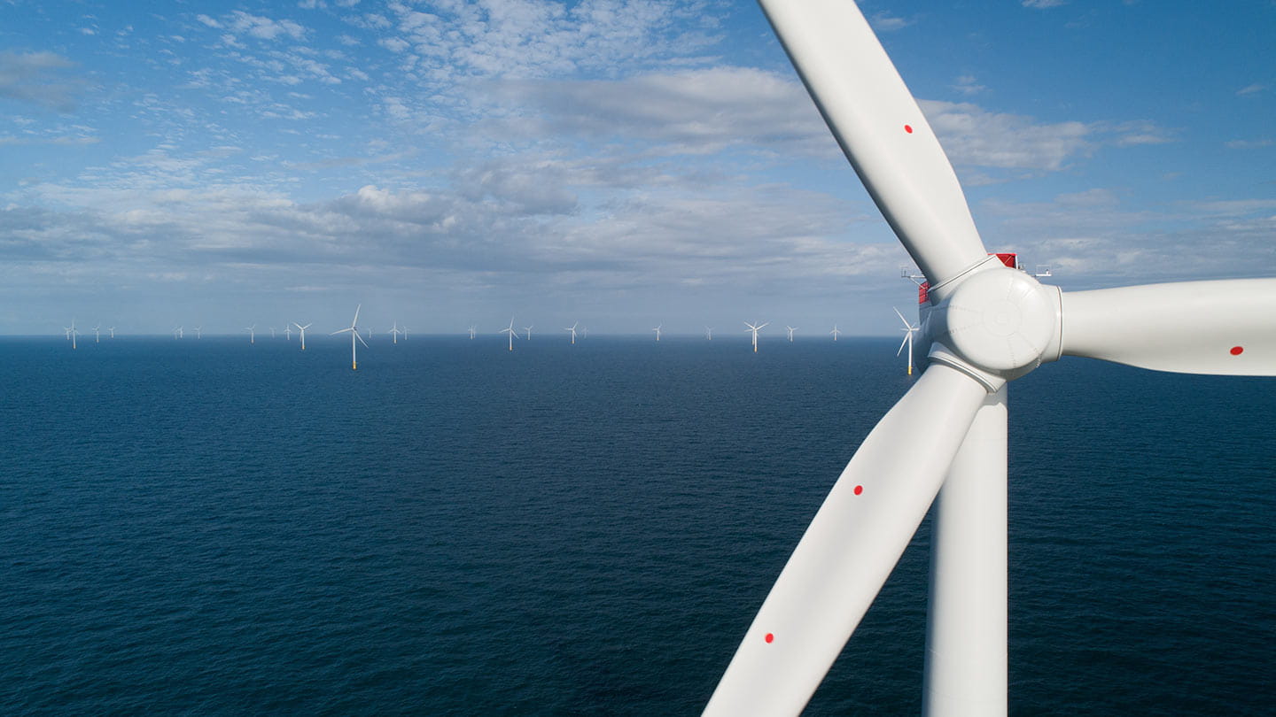 Offshore wind close up