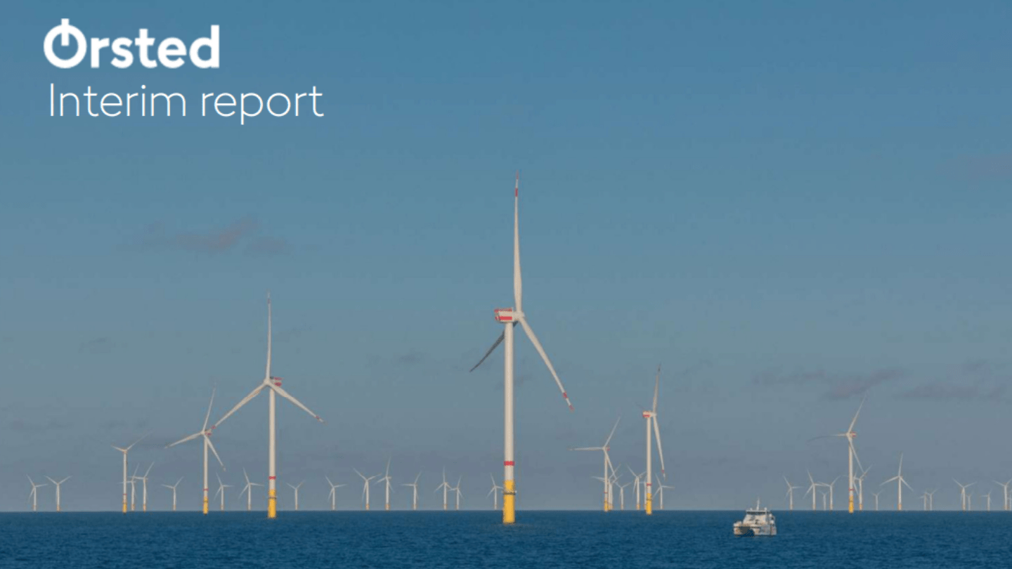 Orsted first half-year 2025 interim report cover image
