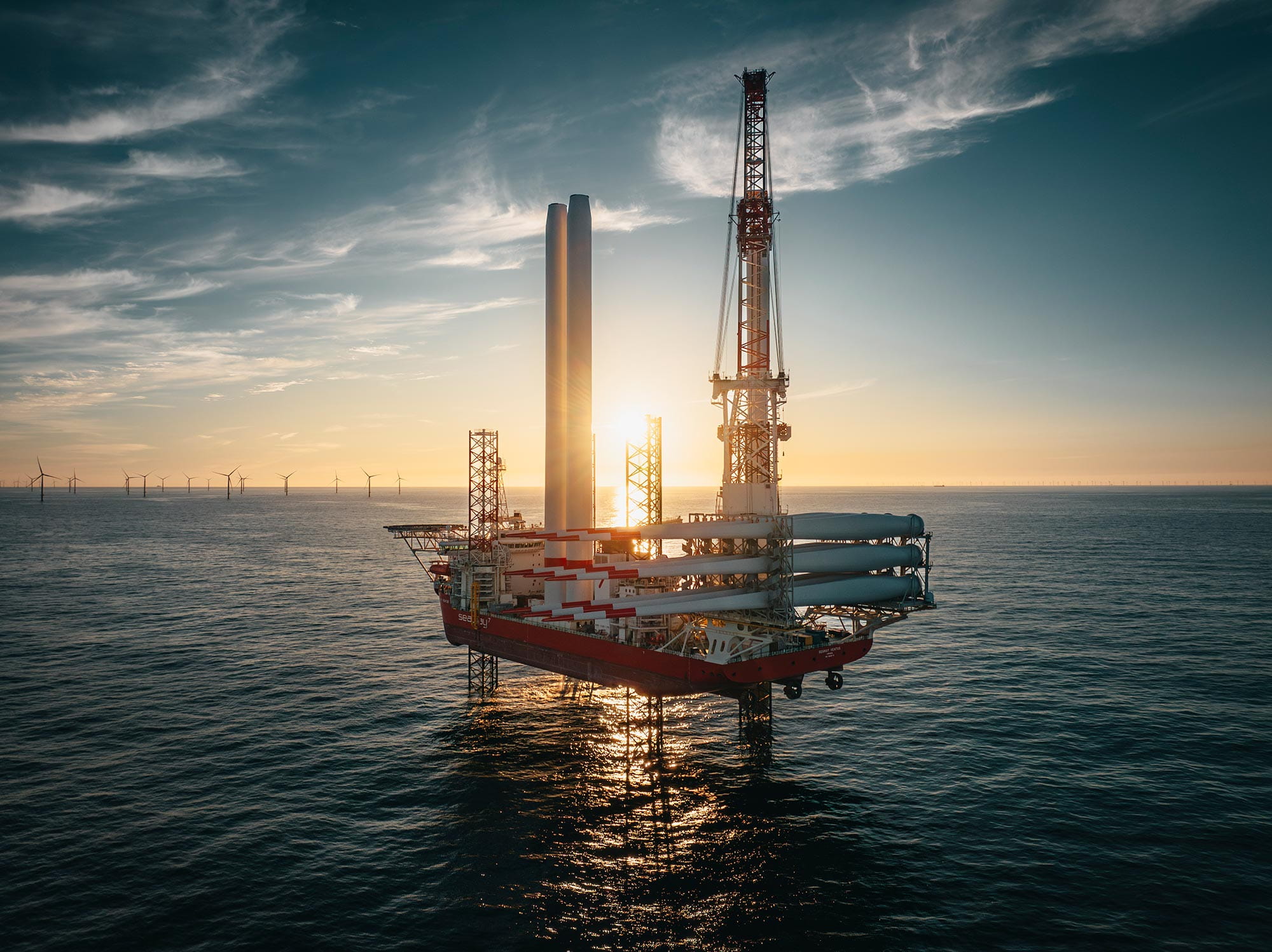 Installation Windkraftanlage