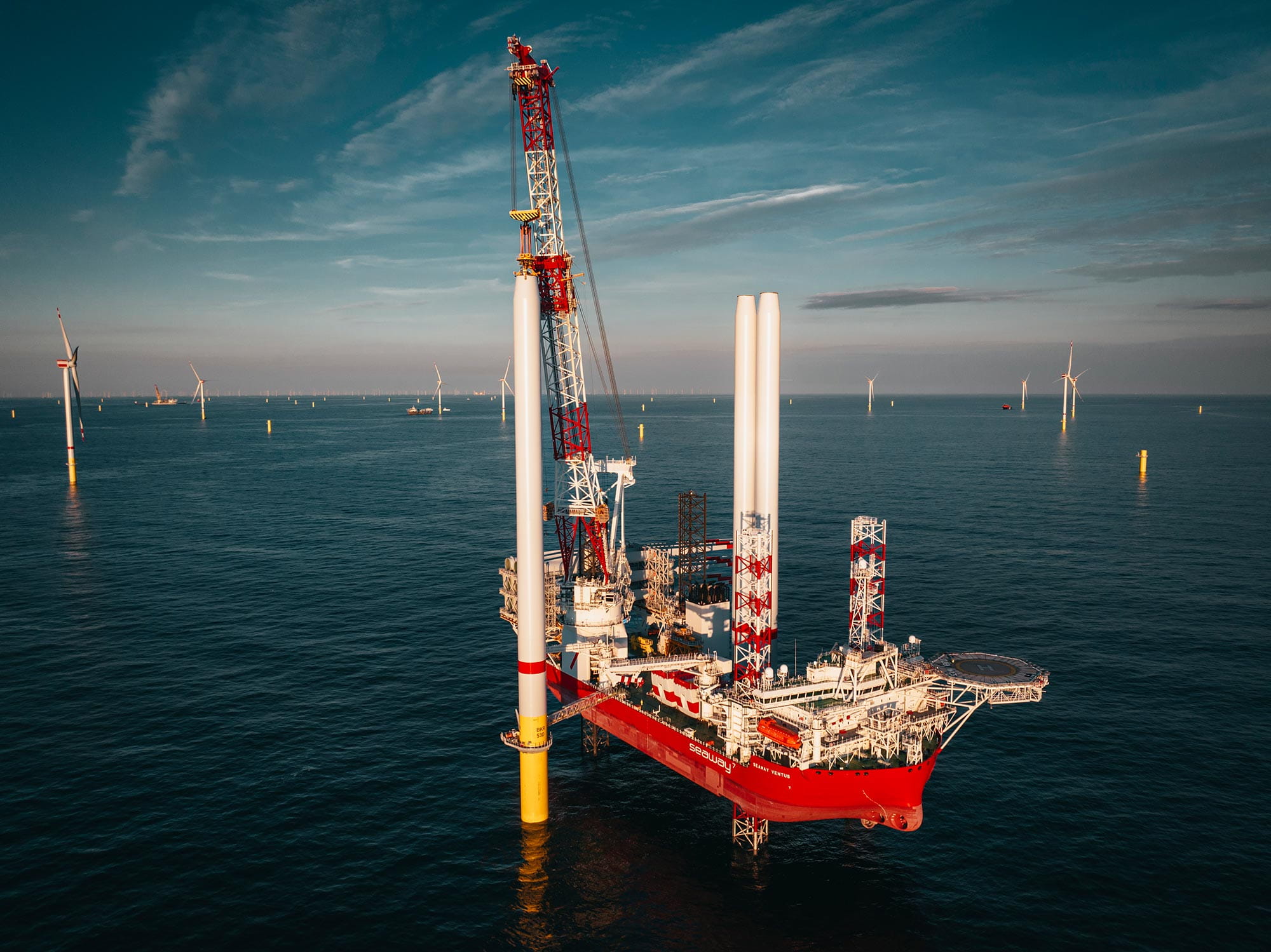 Installation Windkraftanlage