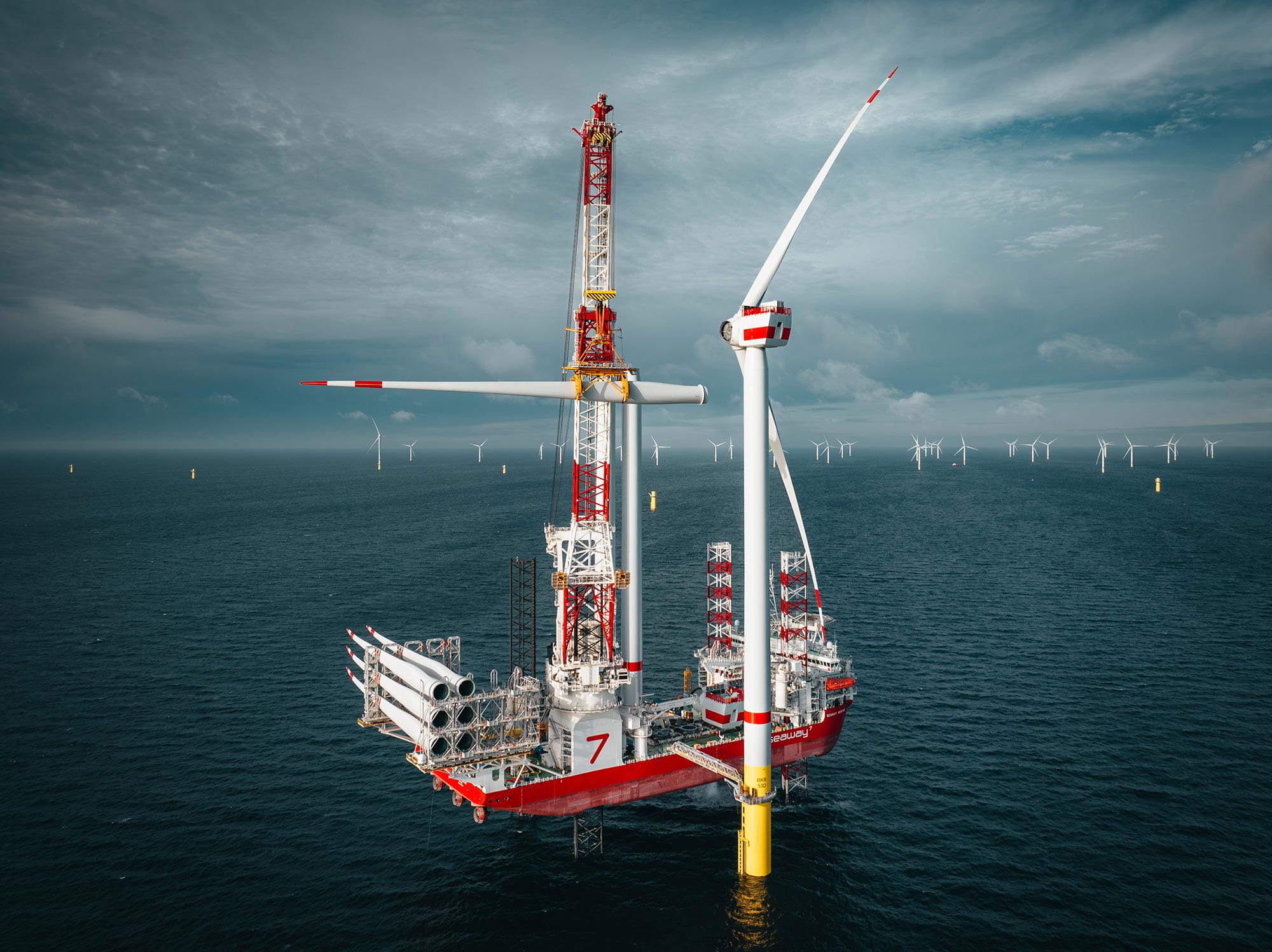 Installation Windkraftanlage