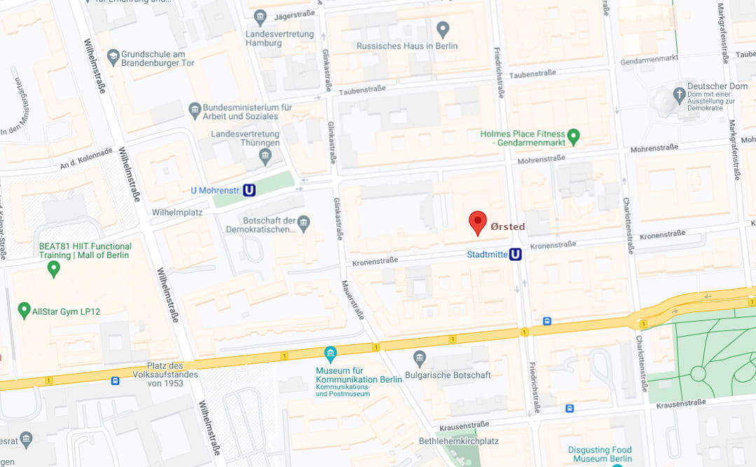 Ørsted Standort Berlin