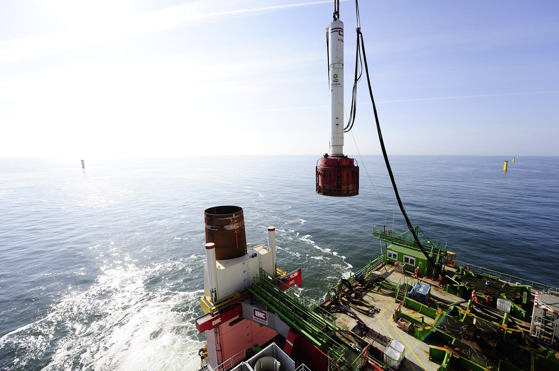 Installation eines Transition Pieces