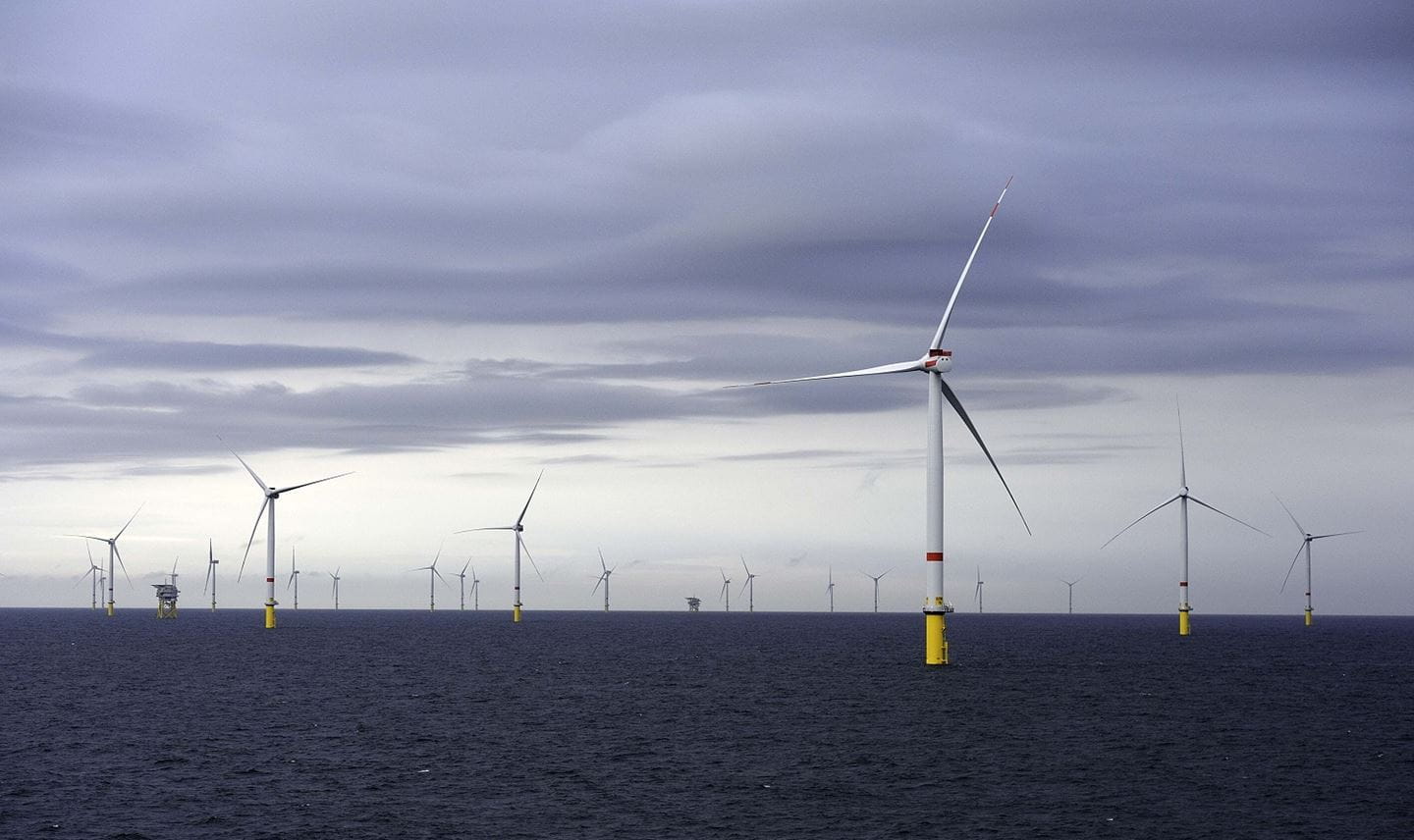 Offshore-Windkraftanlagen in den Windparks Gode Wind 1 und 2