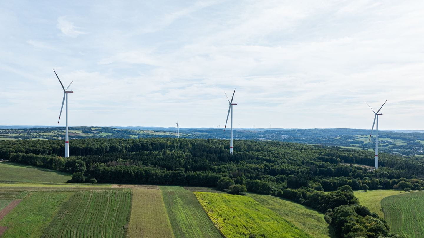 Der Windpark St. Wendel speist nun Strom ins Netz ein.