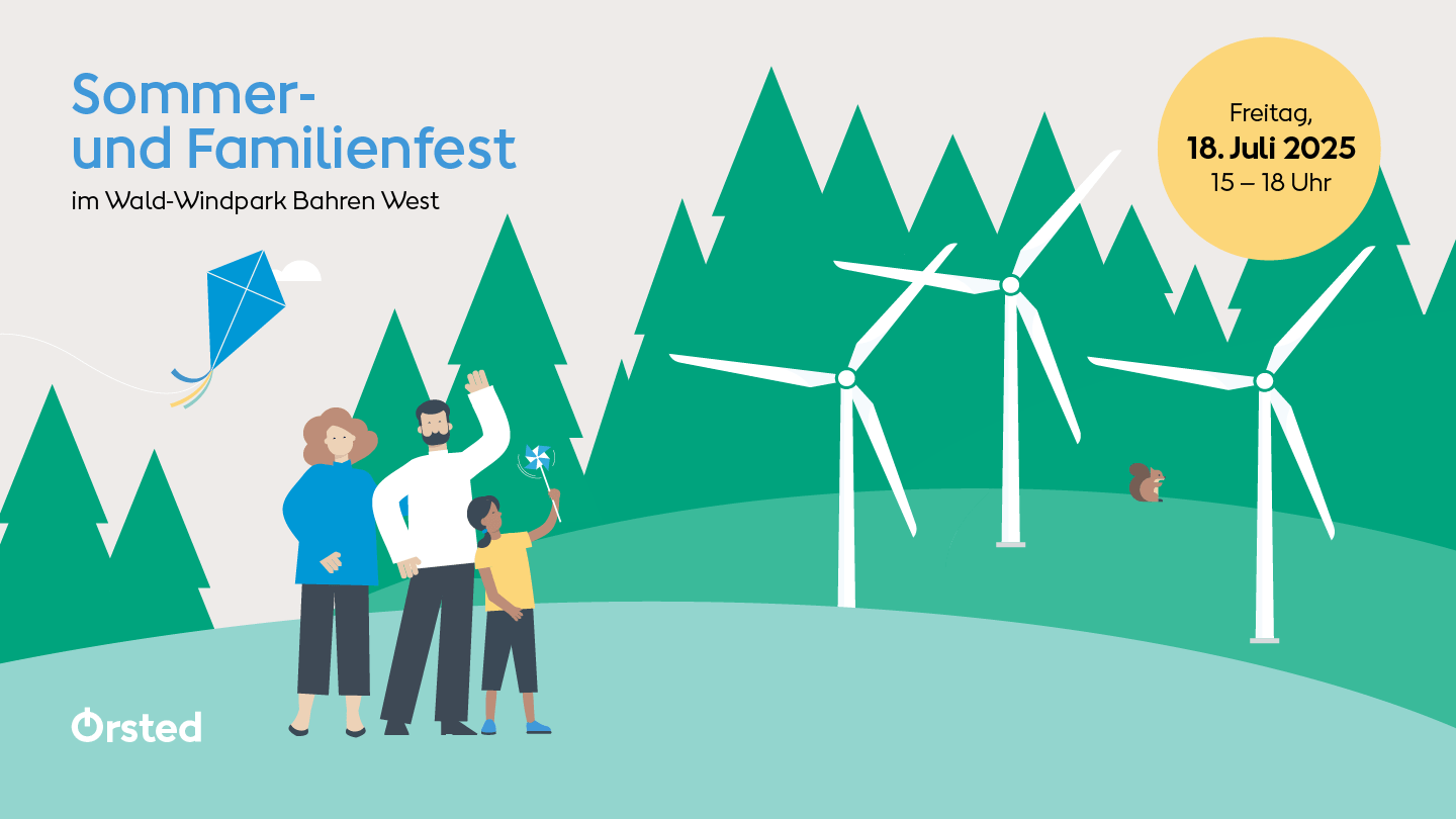 Alle Interessierten sind herzlich eingeladen, den Windpark Bahren West I aus nächster Nähe zu erleben und gemeinsam die Inbetriebnahme zu feiern.