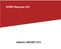 Ørsted, then known as DONG Energy, Sale & Service annual report for 2011.