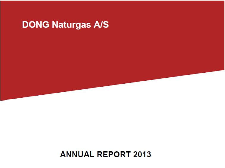 Ørsted, then known as DONG Energy, Sale & Service annual report for 2013.