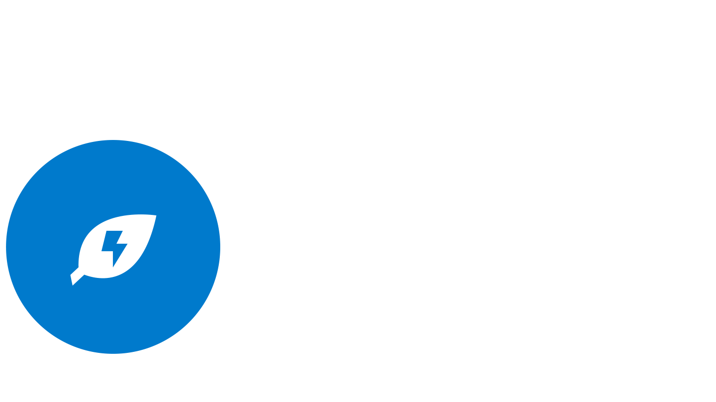 A blue pictogram of a leaf, representing native tallgrass prairies' ability to store carbon and slow climate change.