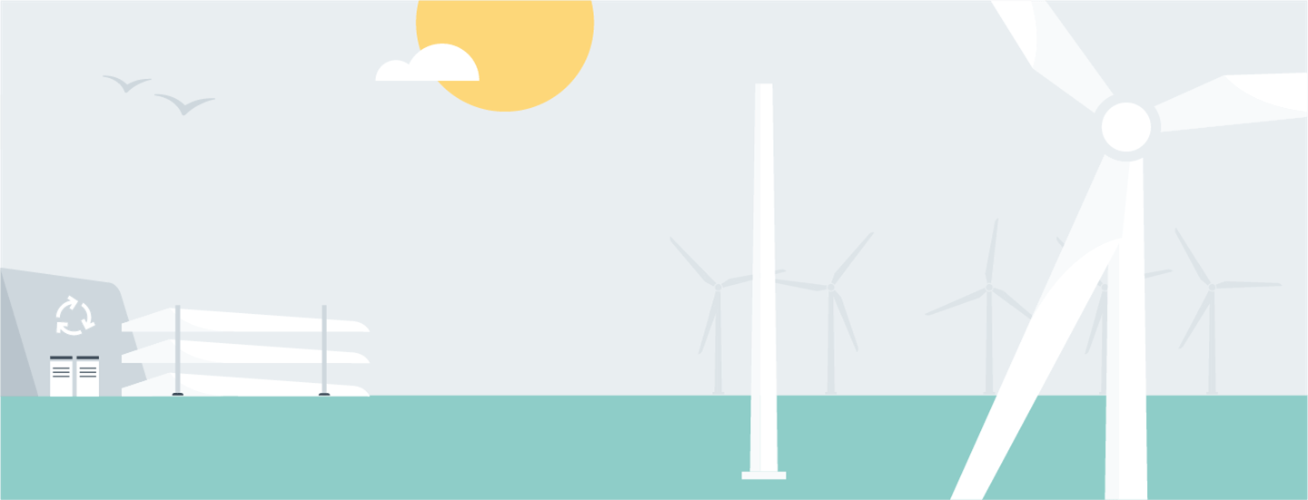 Recycling onshore win turbines