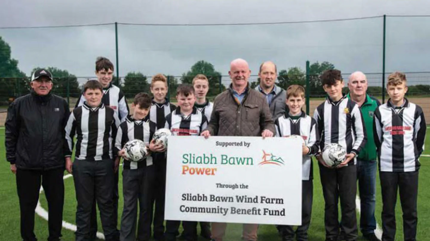 Local community Ballinagree soccer team