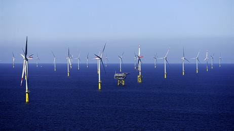 Borkum Riffgrund 1 Offshore Wind Farm in the German part of the North Sea