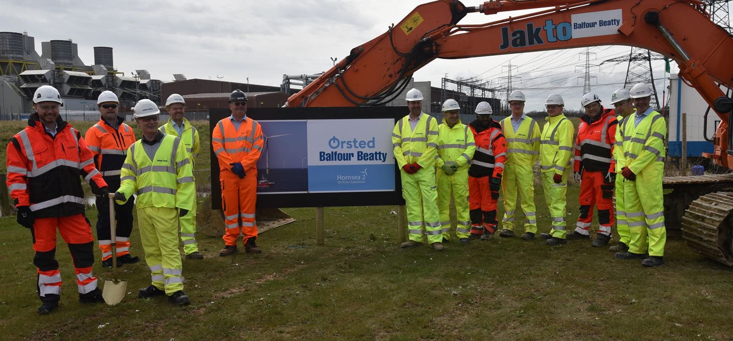 The Balfour Beatty team breaking the ground for the preparatory works in April this year