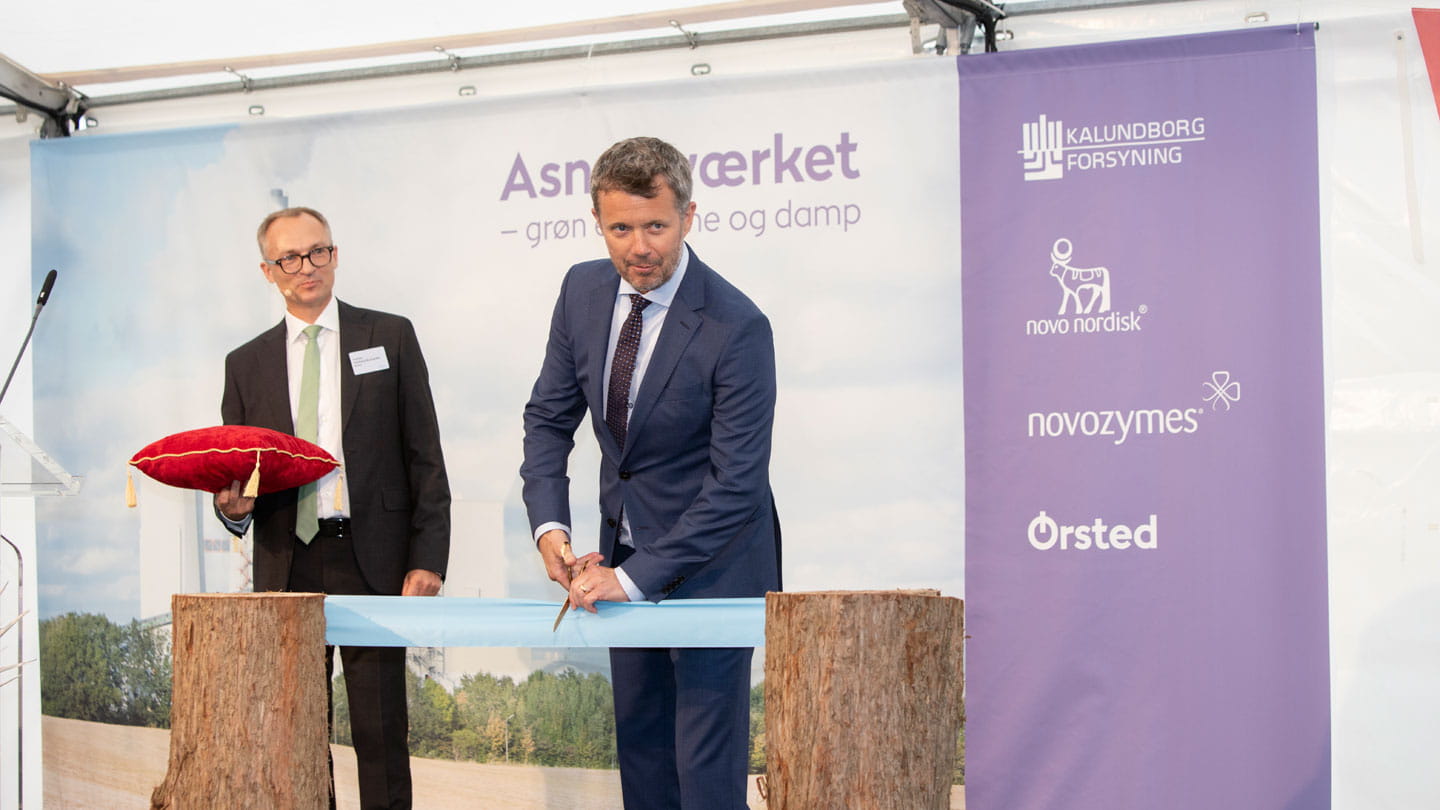 His Royal Highness The Crown Prince of Denmark and Executive Vice President Morten Buchgreitz, Ørsted