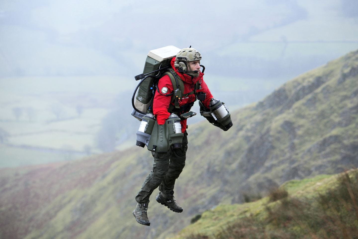 Jet Suit Paramedic Trial in the Lake District - photo credit Stuart Bolton