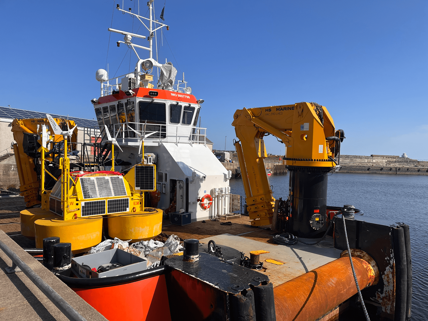 Lidar at vessel - Photo credit: Ignasi Andreu Font, EOLOS