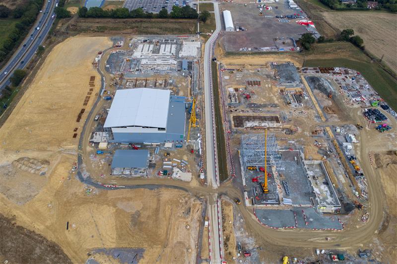 Ørsted's Hornsea 3 Onshore Converter station site near Norwich in Norfolk where the Battery Energy Storage will be co-located  Photo Credit: Jason Bye