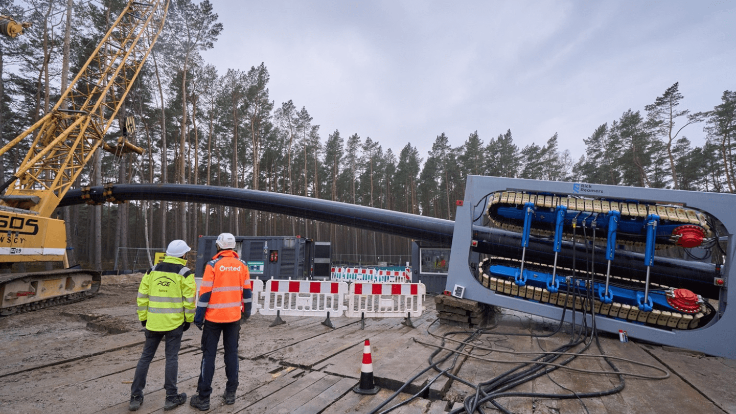 Baltica 2 przewierty HDD Orsted PGE