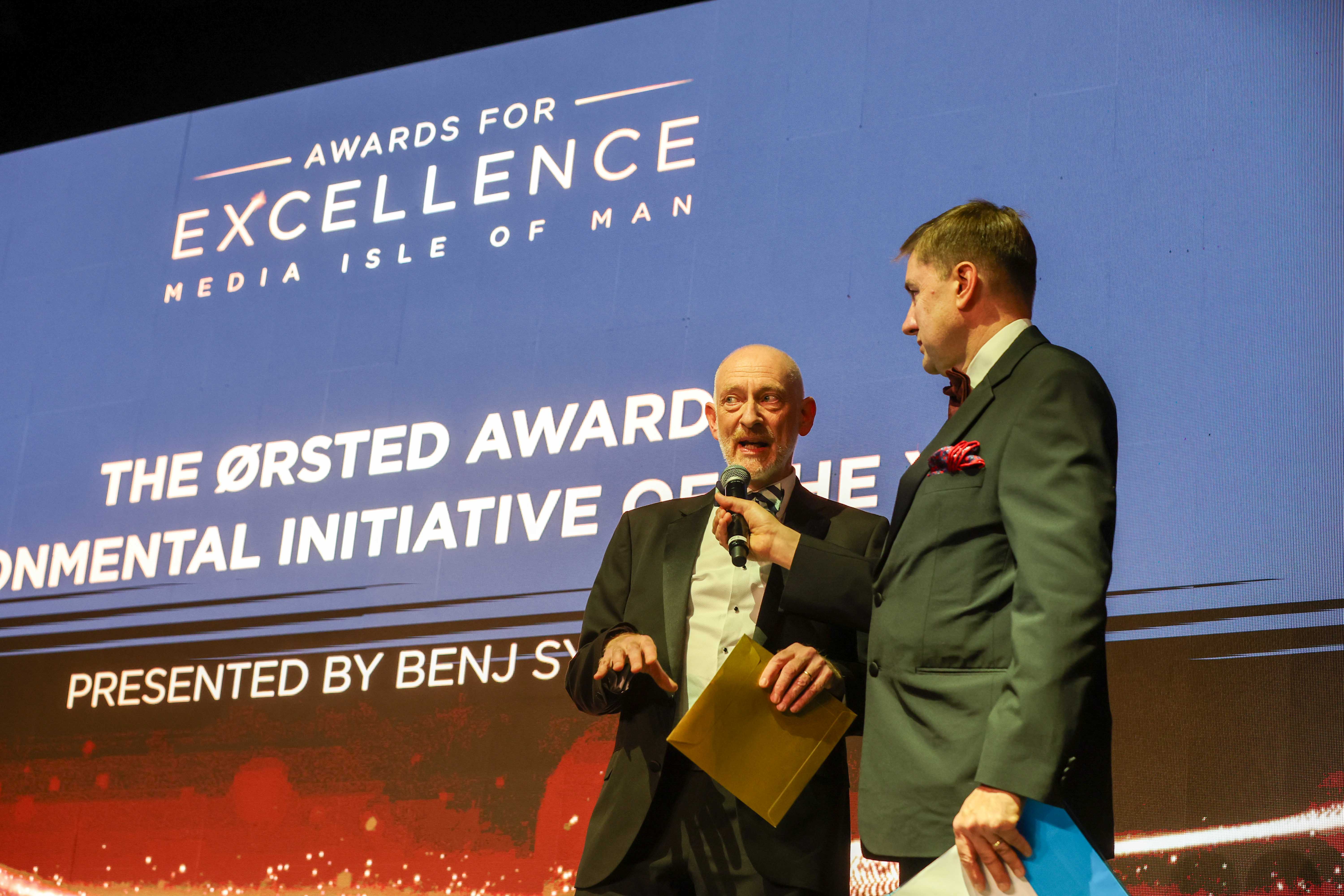 Ørsted's Benj Sykes at the Awards for Excellence event