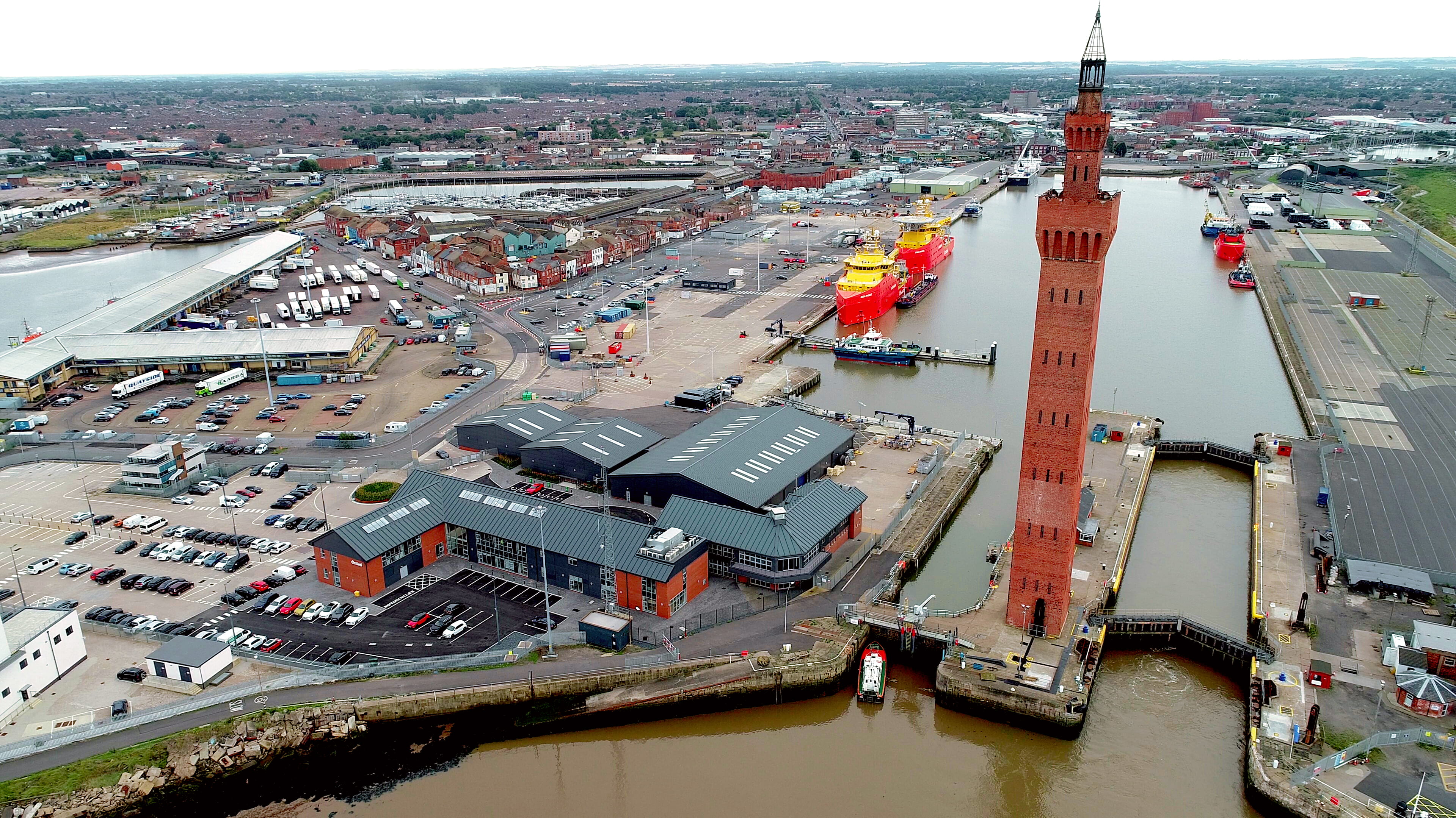 Orsted's East Coast Hub in Grimsby