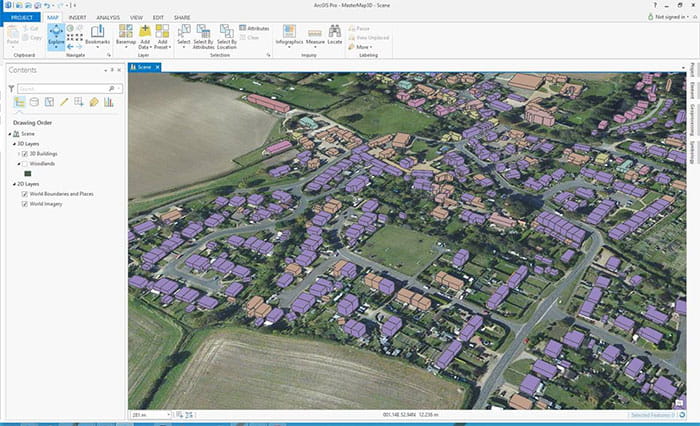 Geographic Information Systems Specialist Map
