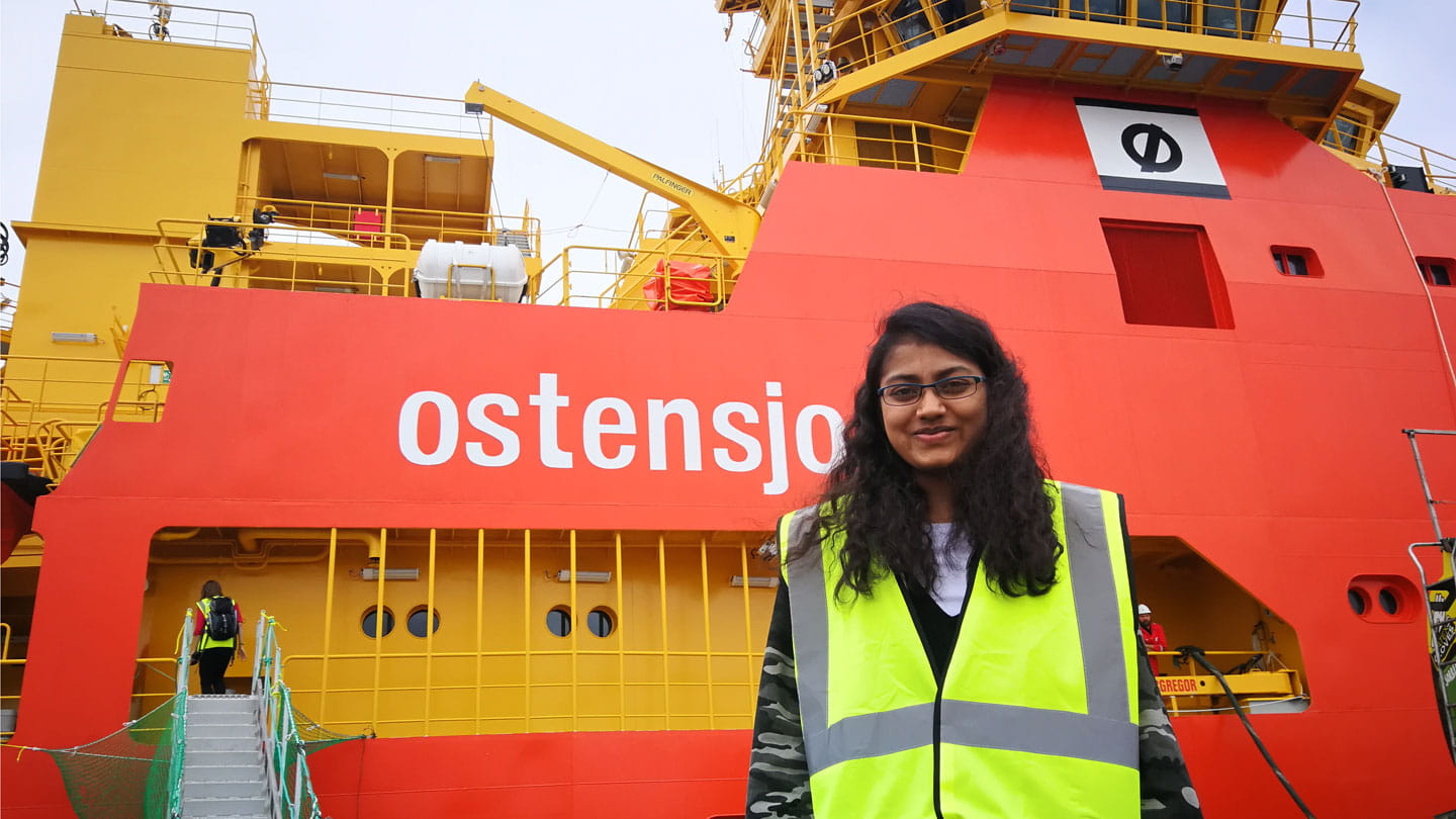 Cynthuja Ramanan on her winner trip