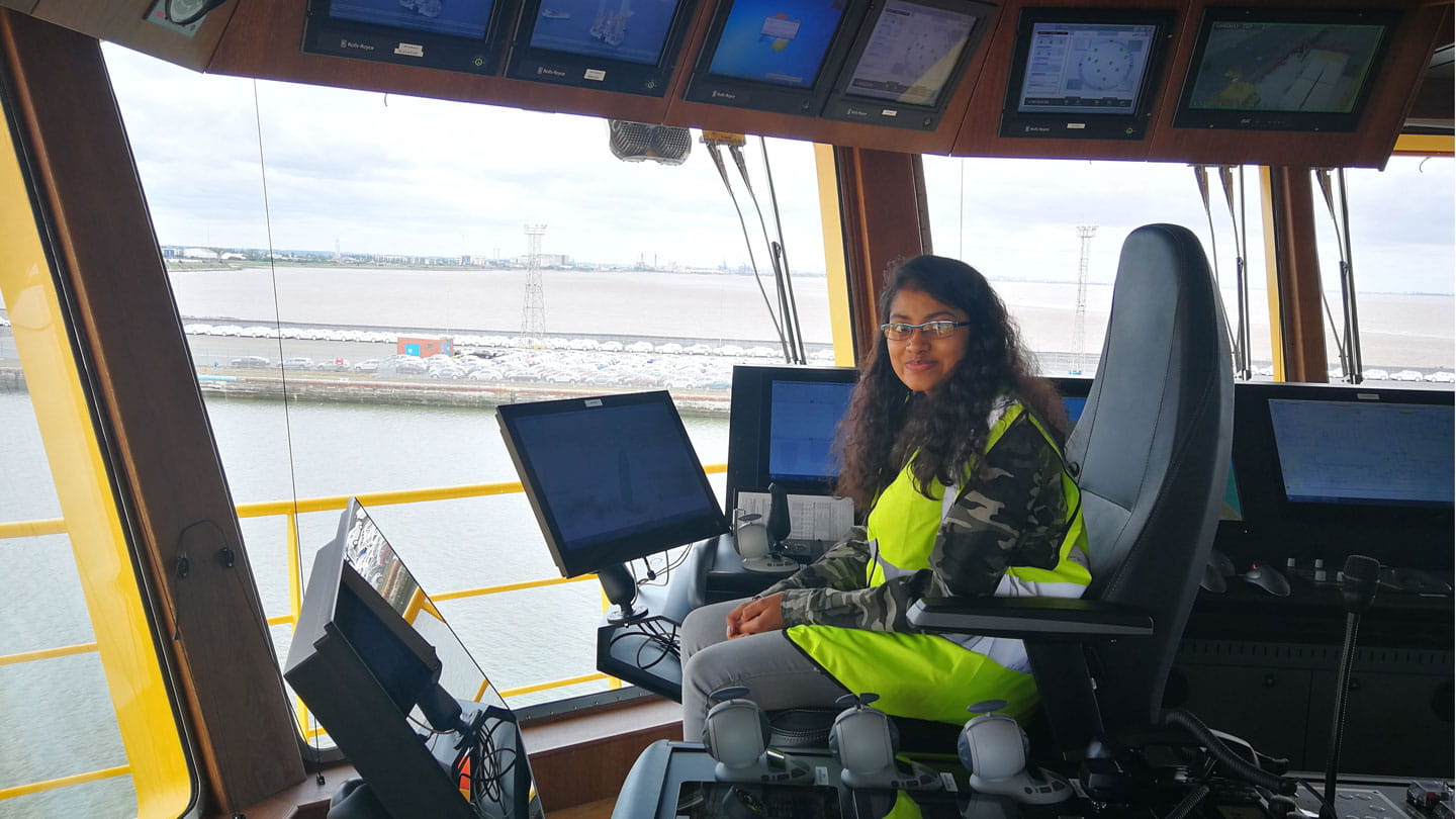 Cynthuja Ramanan on her winner trip