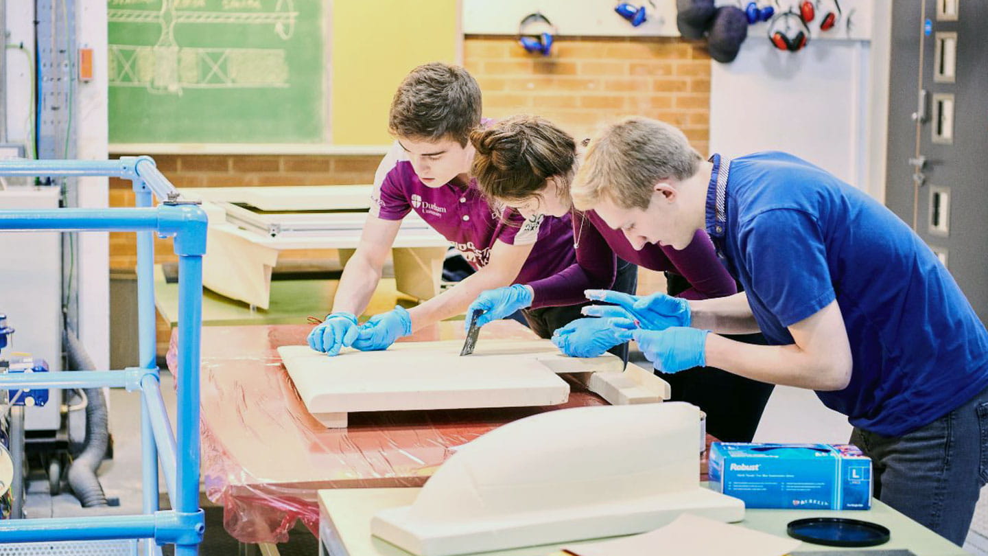 Students at Durham University