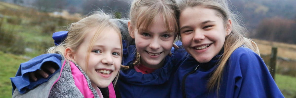 Above: Children from the Brathay Trust, who were recently awarded a community grant from Ørsted