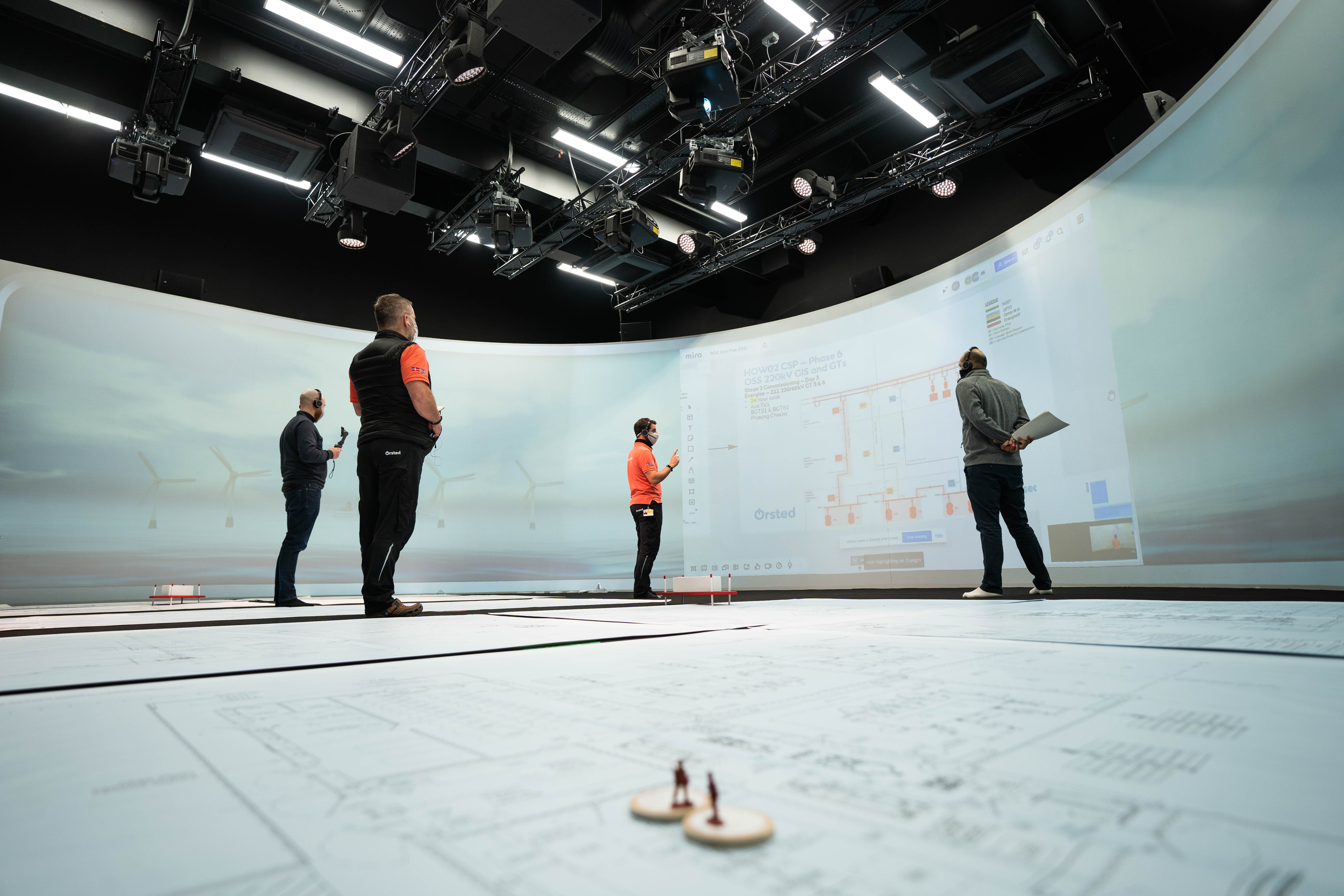 The Hornsea Two ROC drill largely took place virtually at the new Thrive Centre in Immingham
