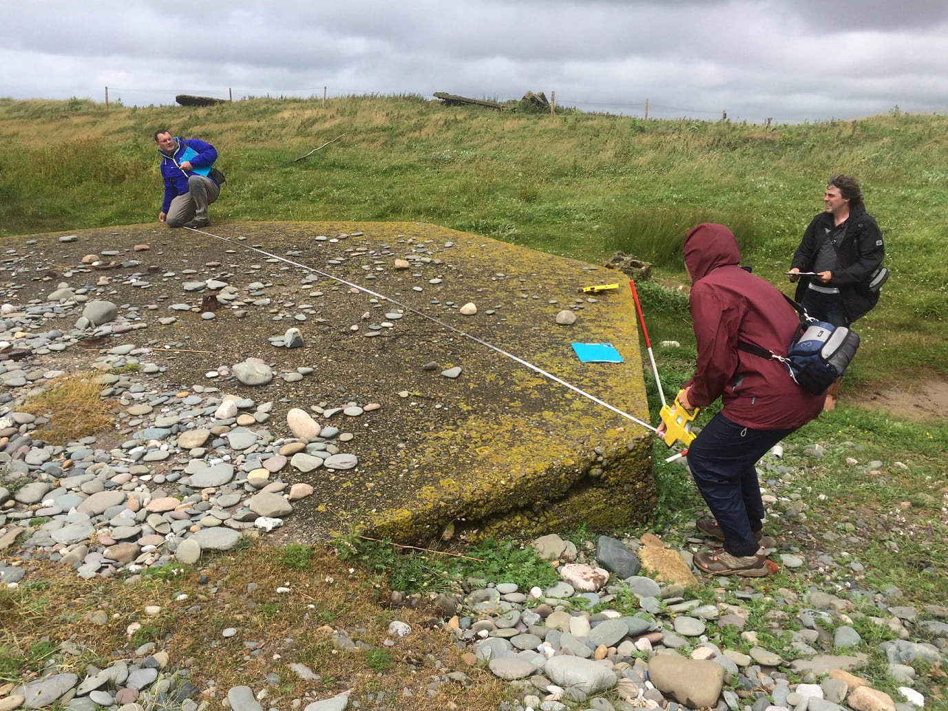Members from Morecombe Bay Partnerships, taking part in ‘Defending the Docks’ 