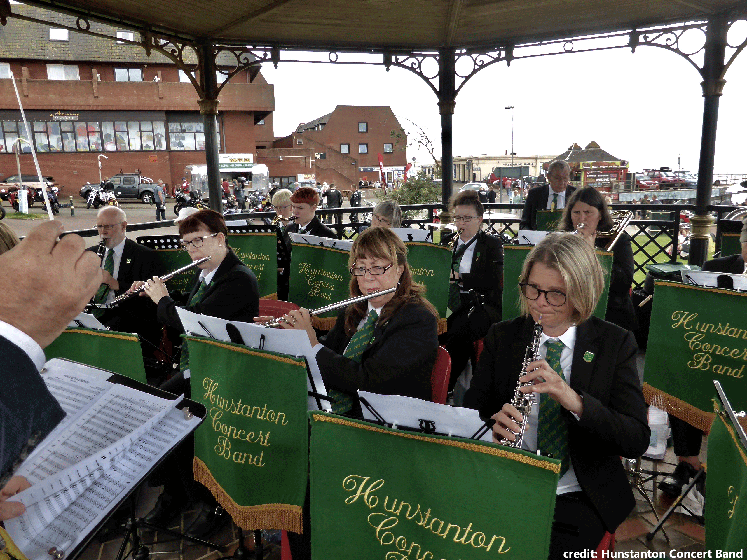 Hunstanton Concert Band performing