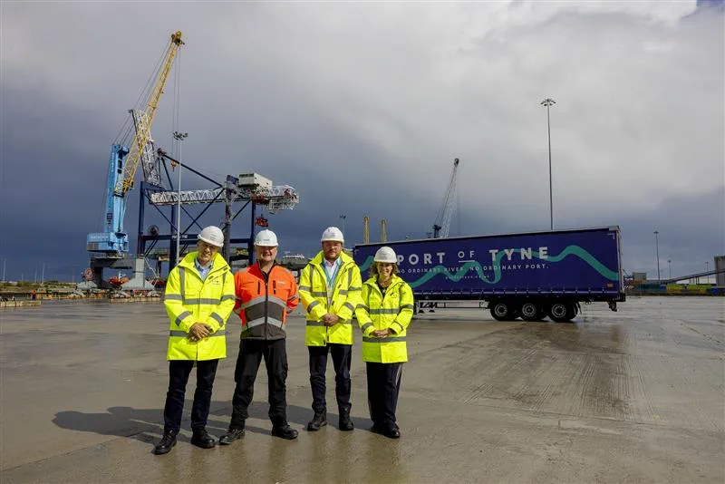 Matt Beeton, Port of Tyne, Jason Ledden, Ørsted, Craig Morton, Port of Tyne, and Kim McGuinness, North East Mayorp