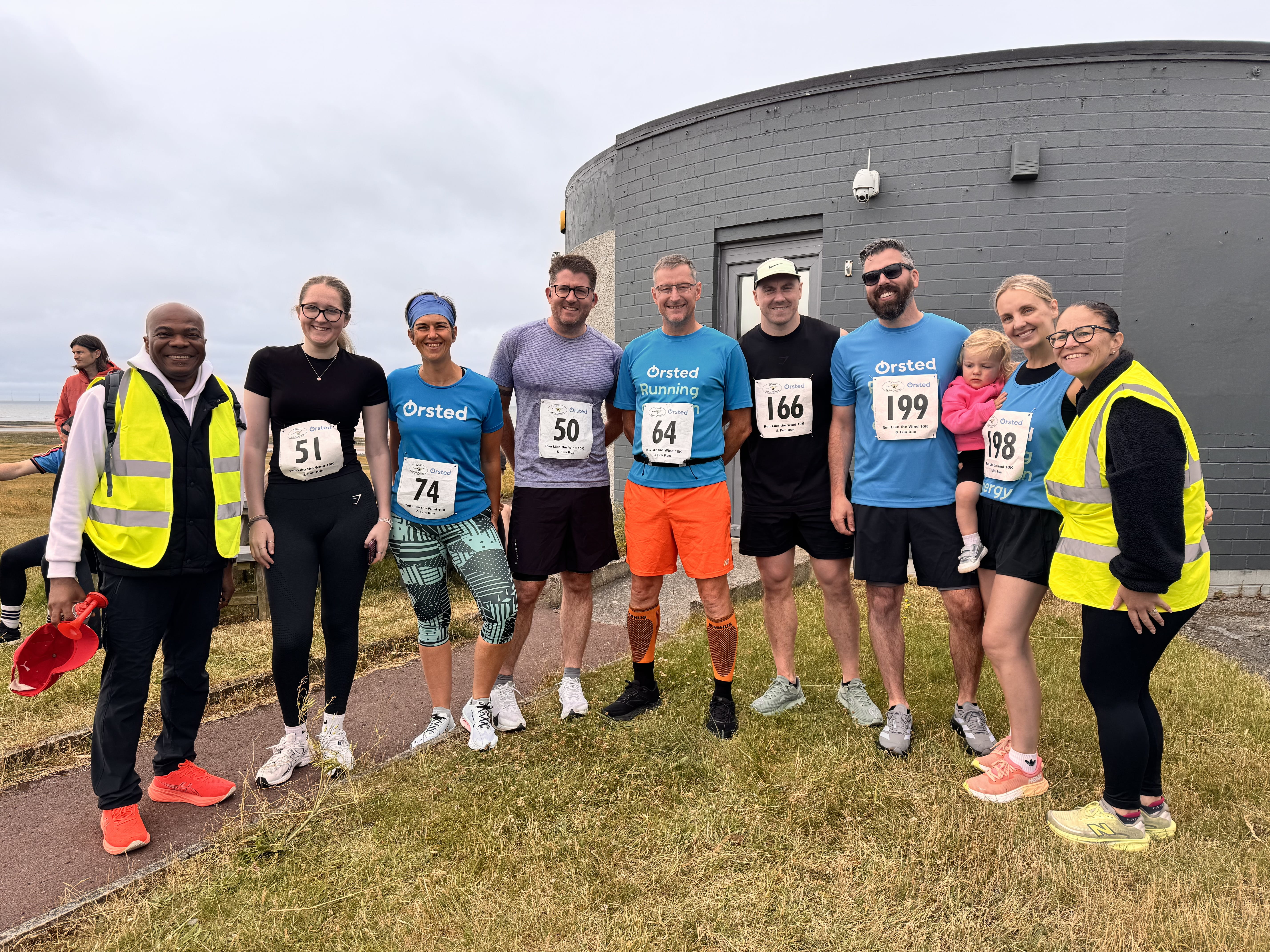 Orsted employees at the first Run Like the Wind 10k, 2026