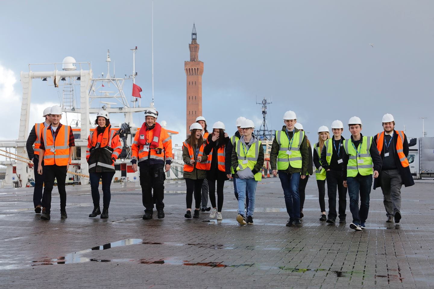 Year 11 students from Oasis Academy Immingham in Grimsby