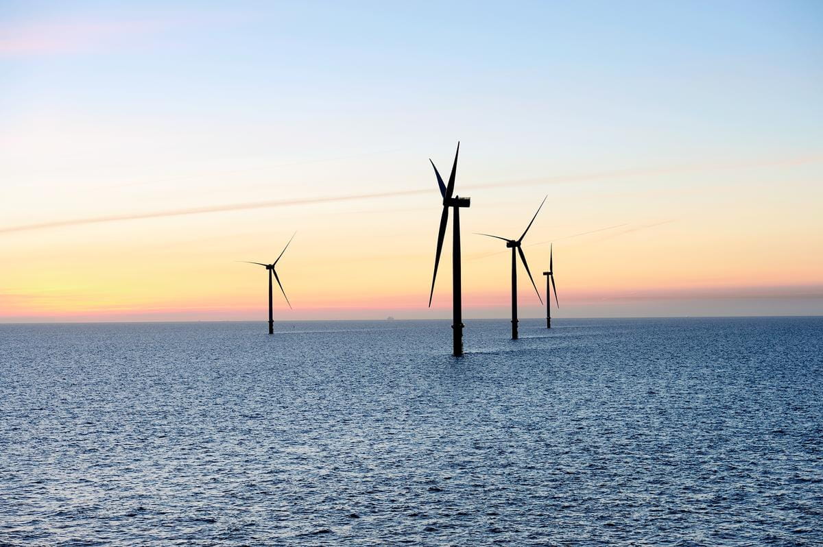 Turbine sunset 