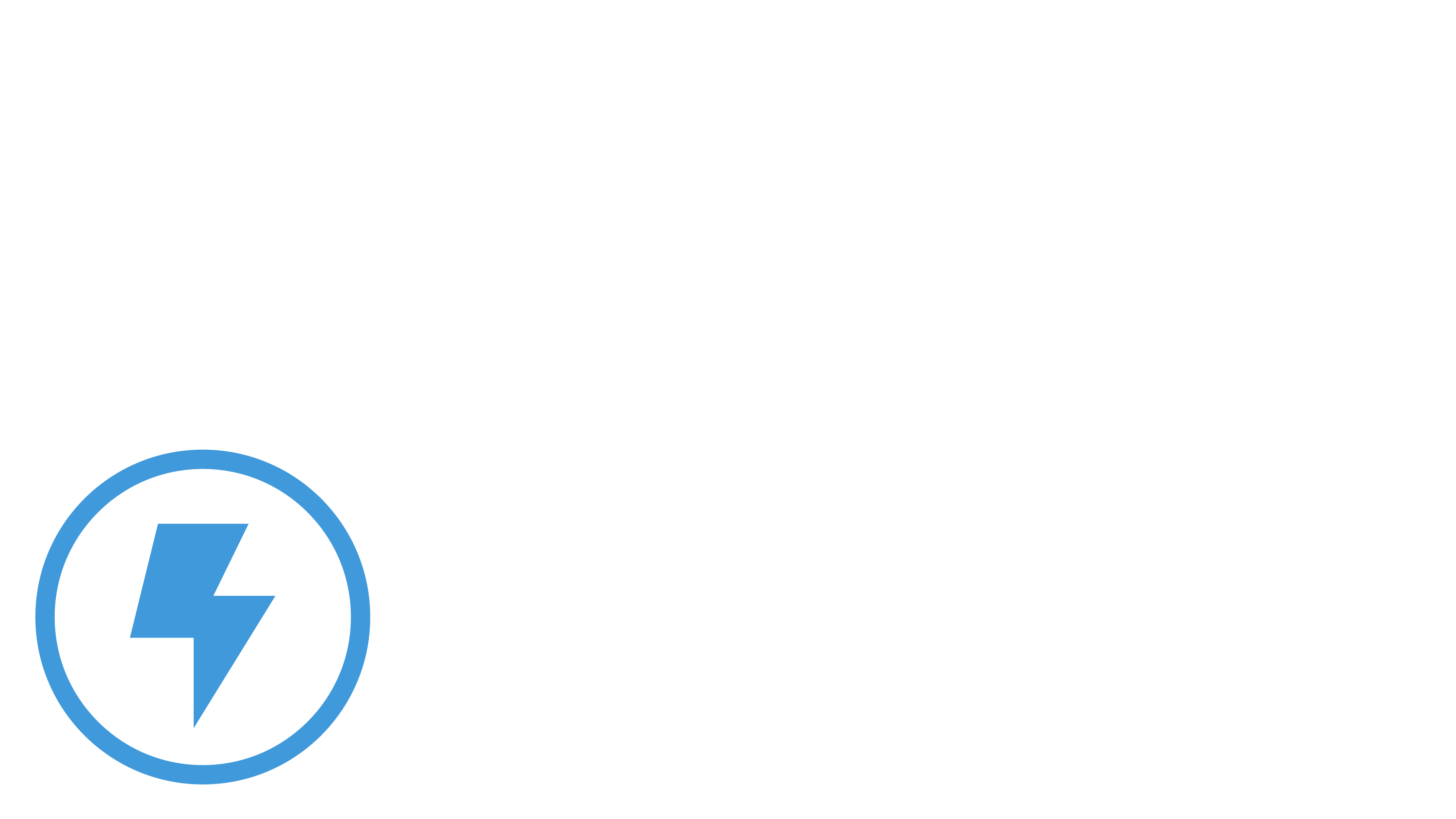 A blue pictogram of a lightning bolt, representing the 5,000 megawatts (MW) of offshore wind capacity on the East Coast.